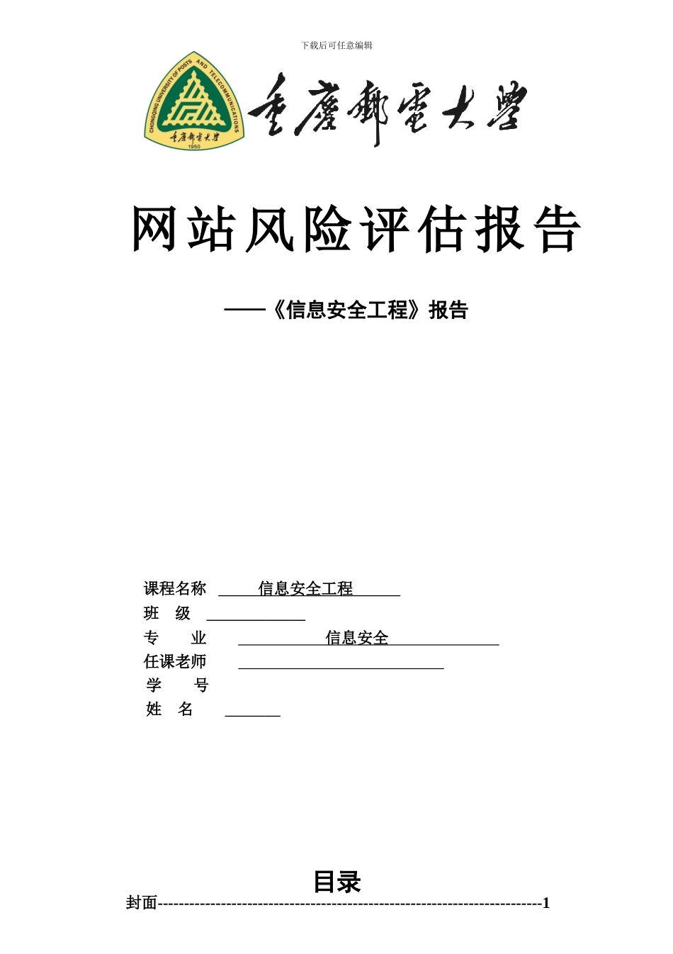 Web风险评估报告_第1页
