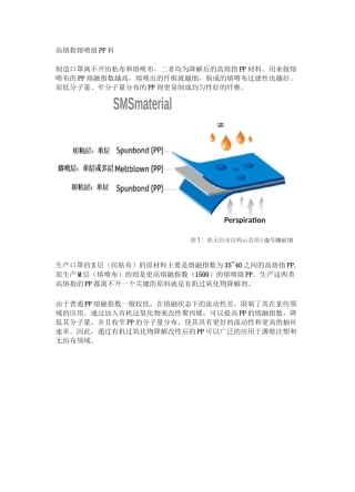 高熔指熔喷级PP料