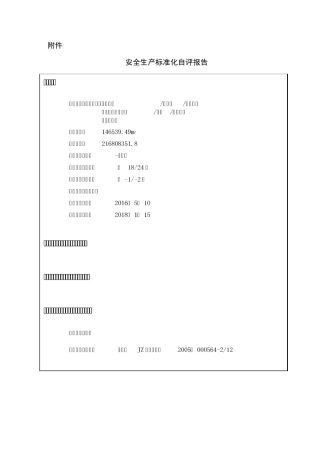 企业标准化、项目标准化自评