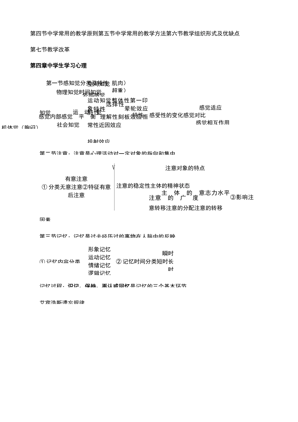 中学教育知识与能力知识框架_第3页