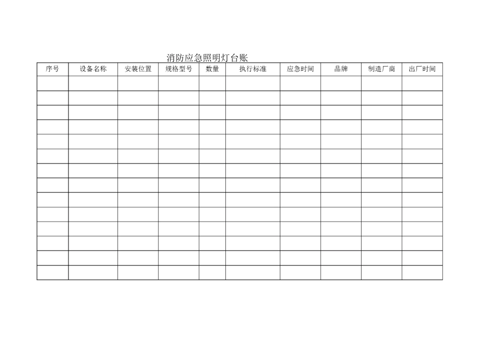 消防器材台账样表 (1)_第3页