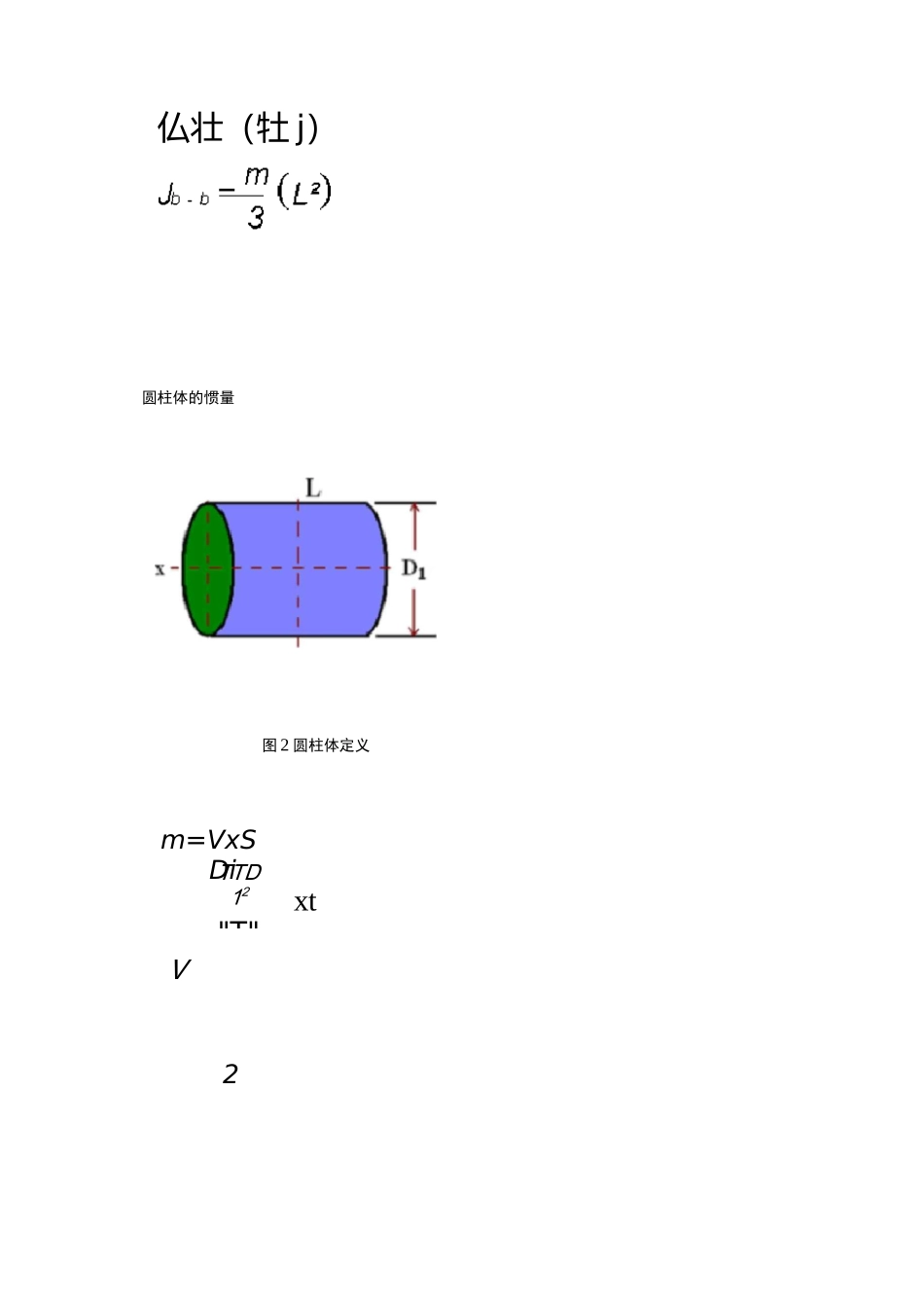 常用物体转动惯量-及扭矩计算_第2页