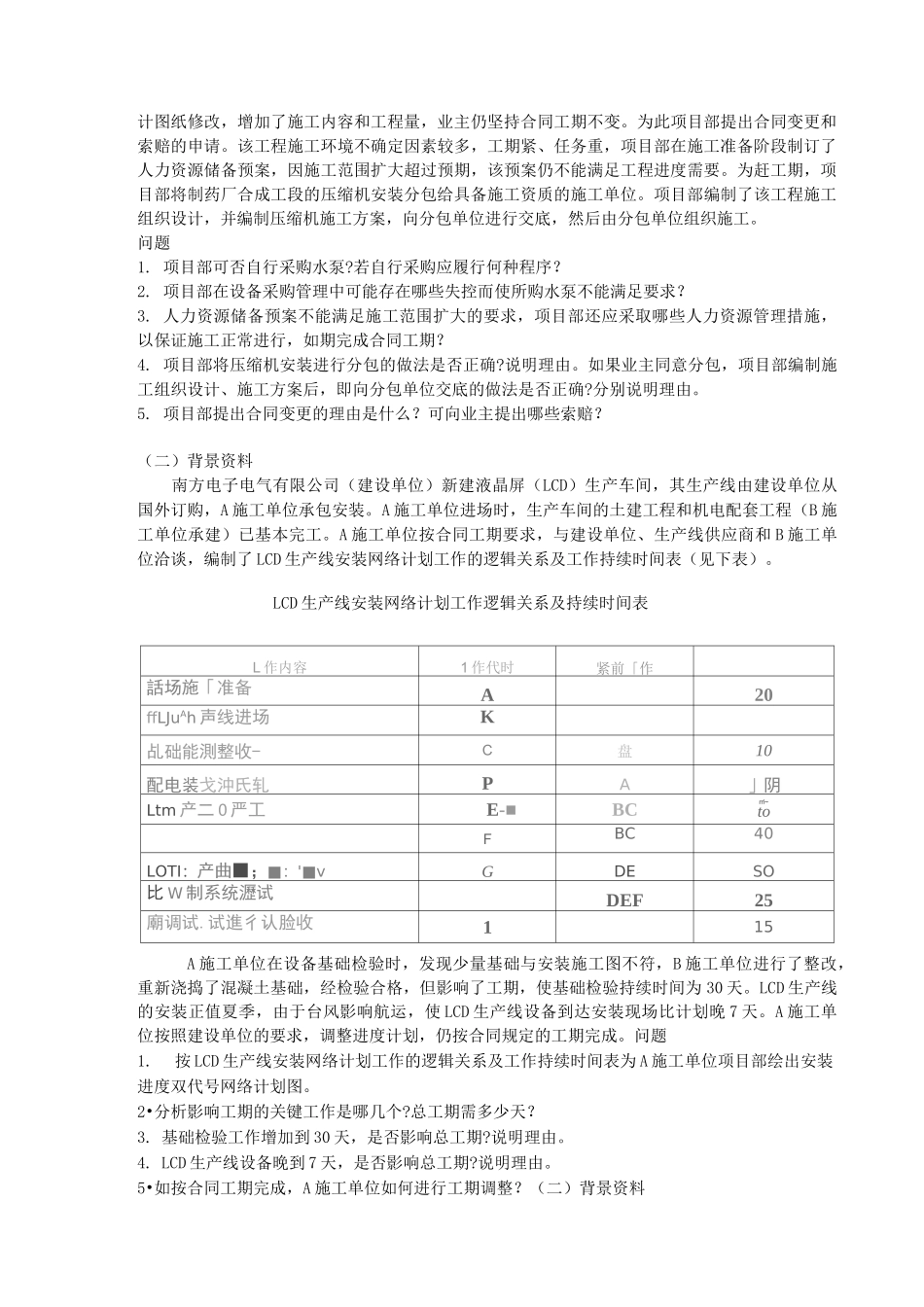 一级建造师机电真题及答案_第3页