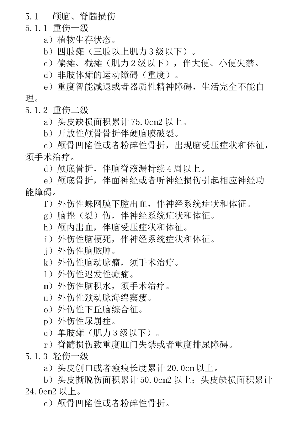 最新《人体损伤程度鉴定标准》._第3页
