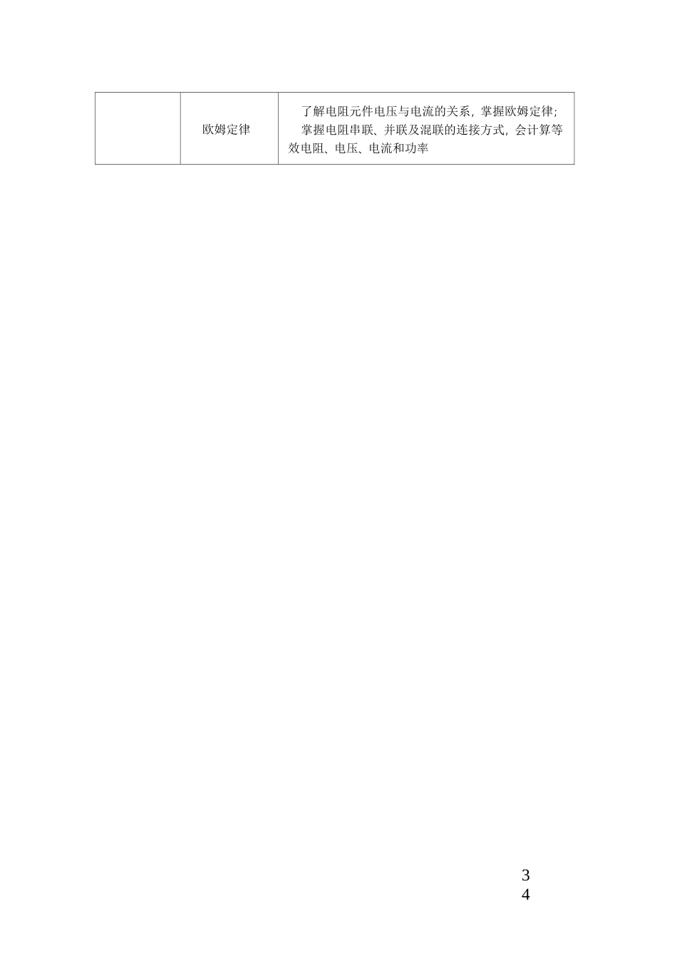 职业学校电工技术基础与技能教学大纲_第3页
