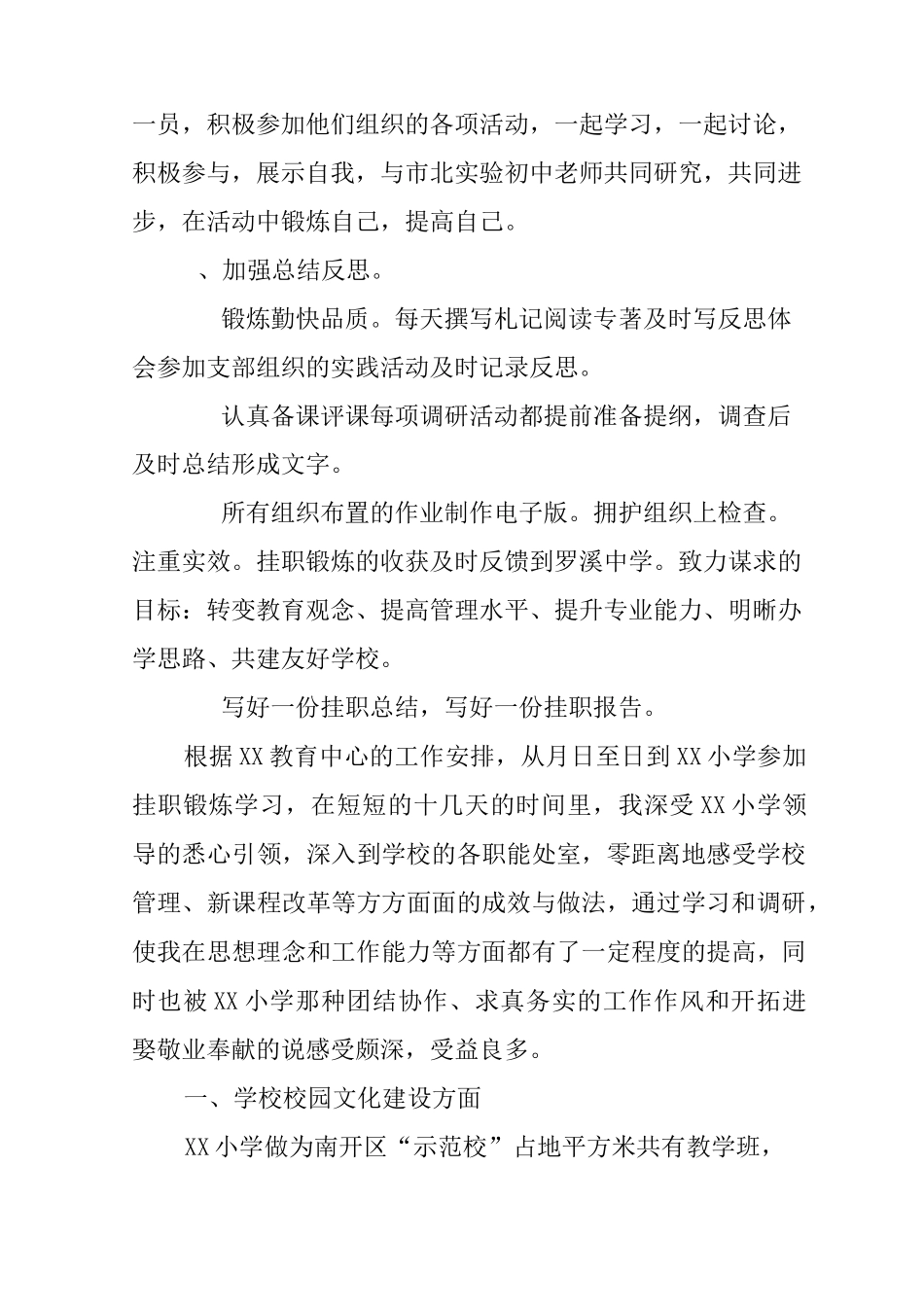 中小学教师挂职锻炼工作总结_第3页