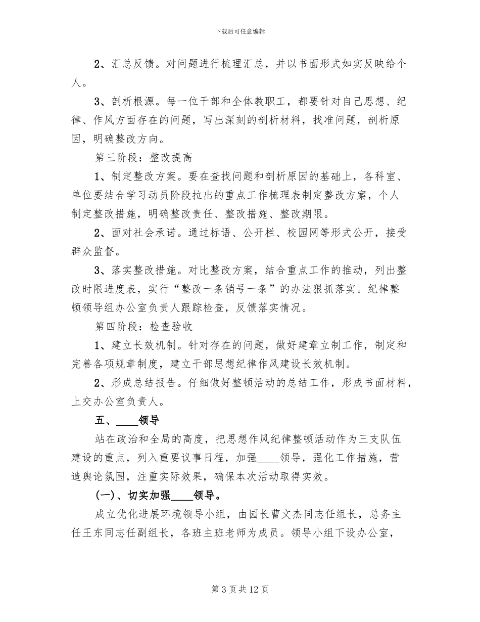 “优化发展环境年”活动的实施方案范文_第3页