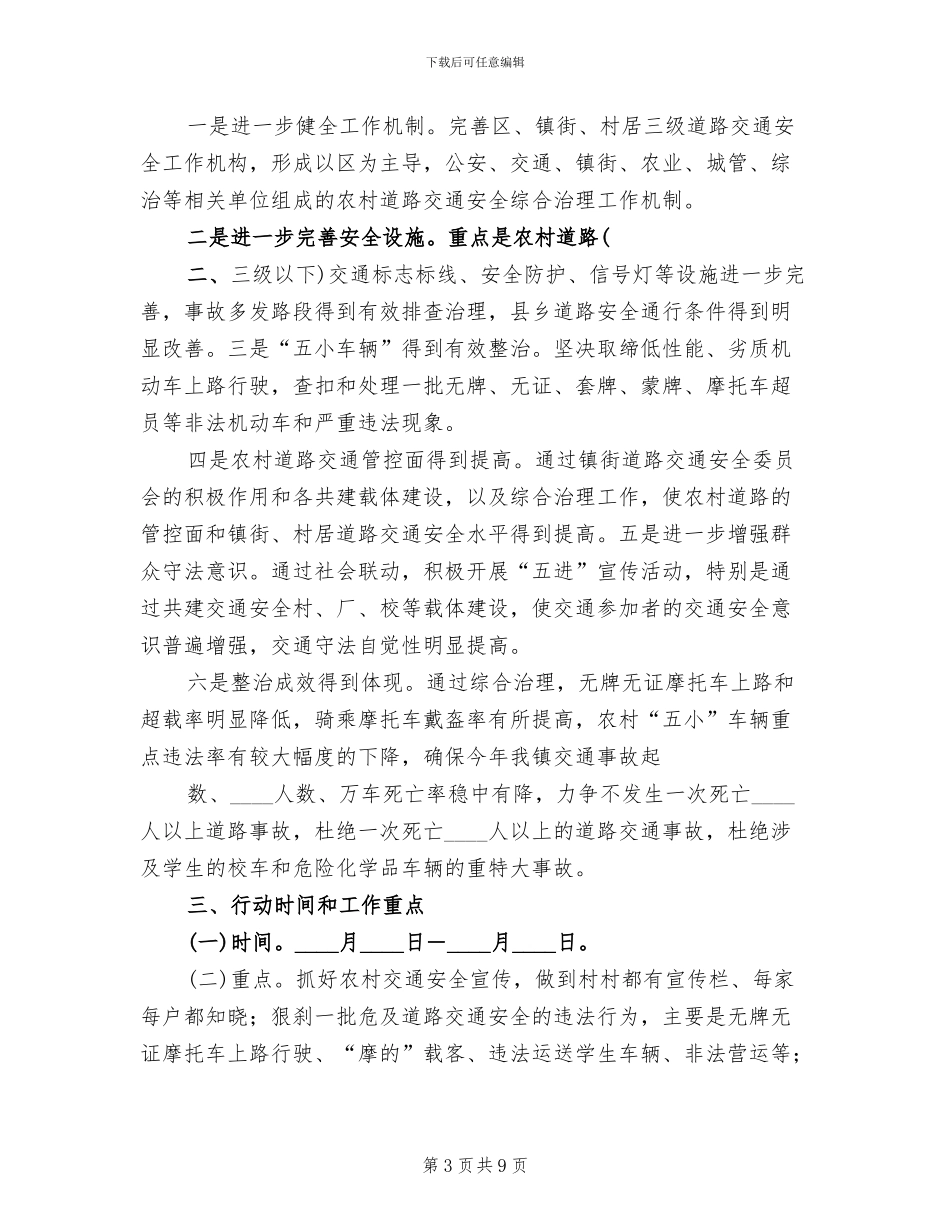 专项整治方案范本季度范本_第3页