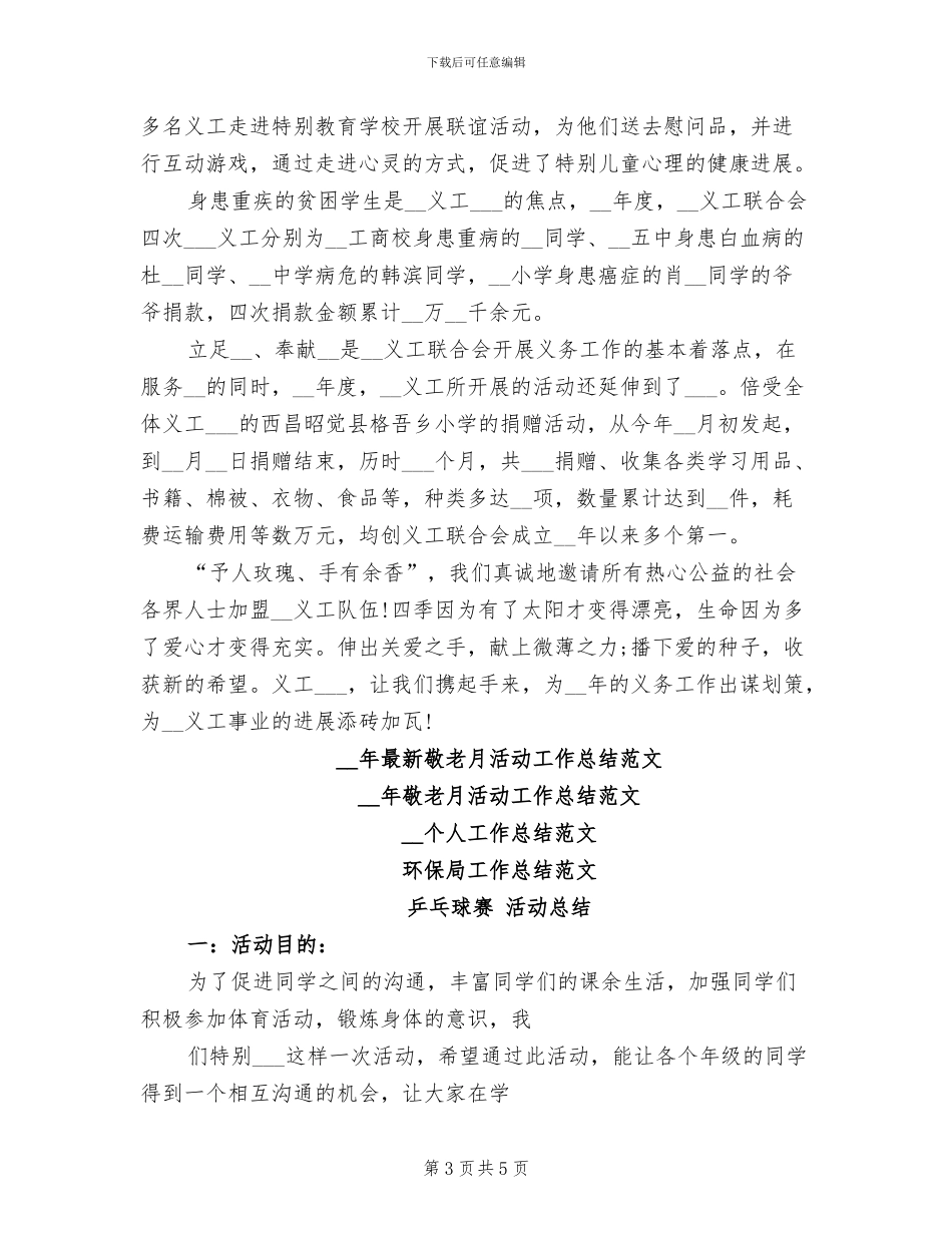 义工联合会2024年度工作总结_第3页