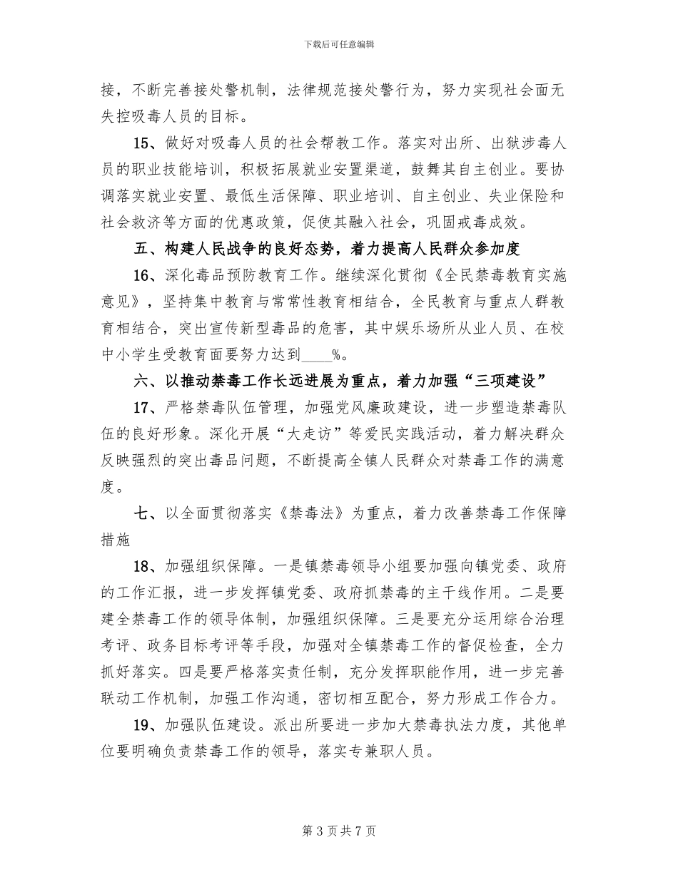 乡镇禁毒实施方案范文_第3页