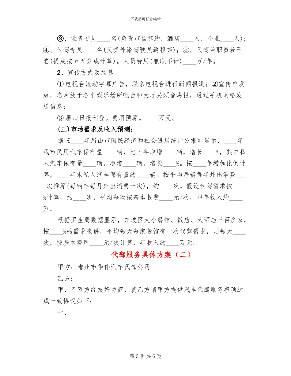代驾服务具体方案_第3页