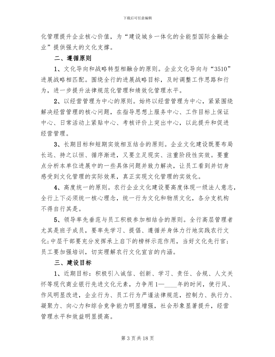 企业文化活动实施方案_第3页