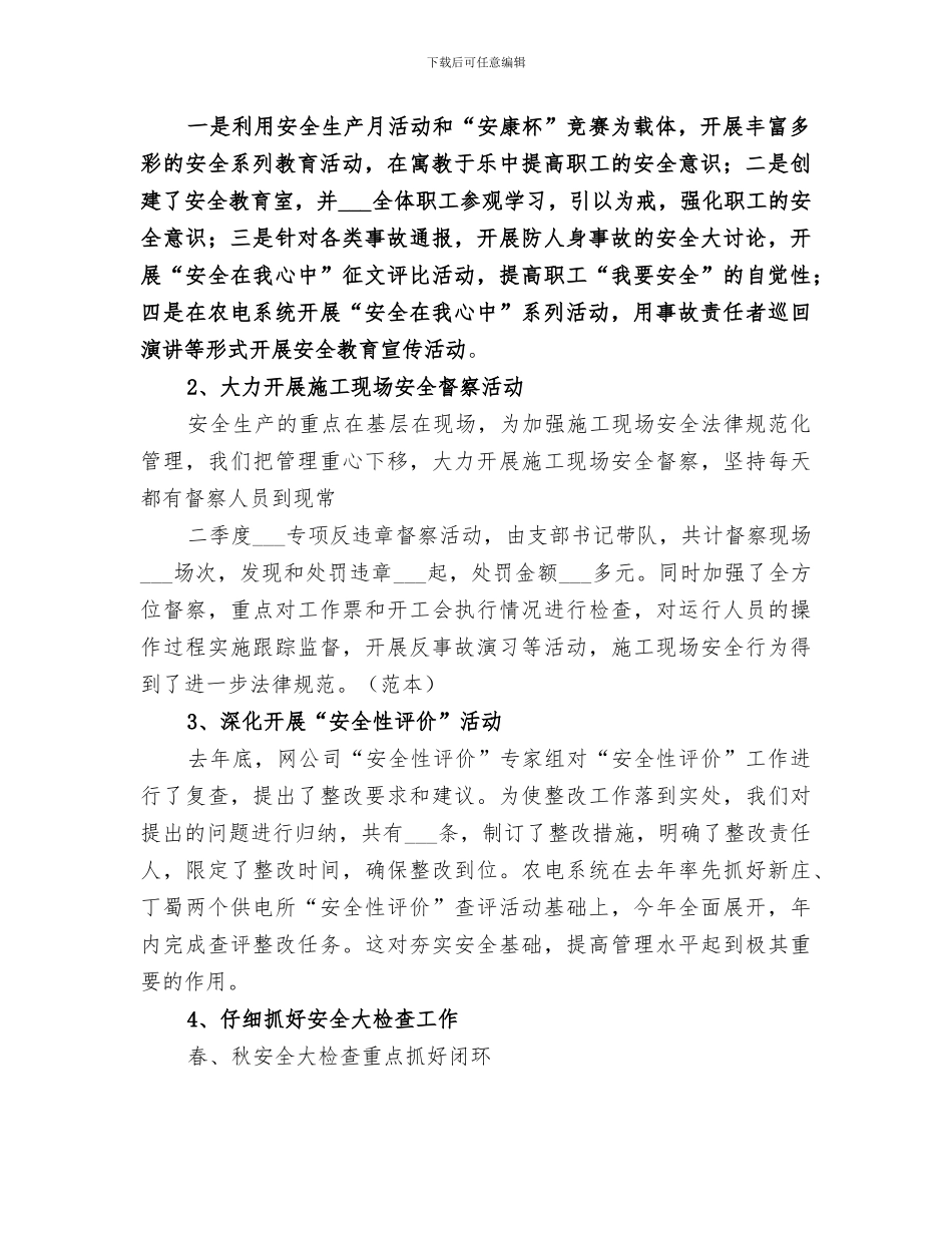 供电公司2024工作总结_第2页