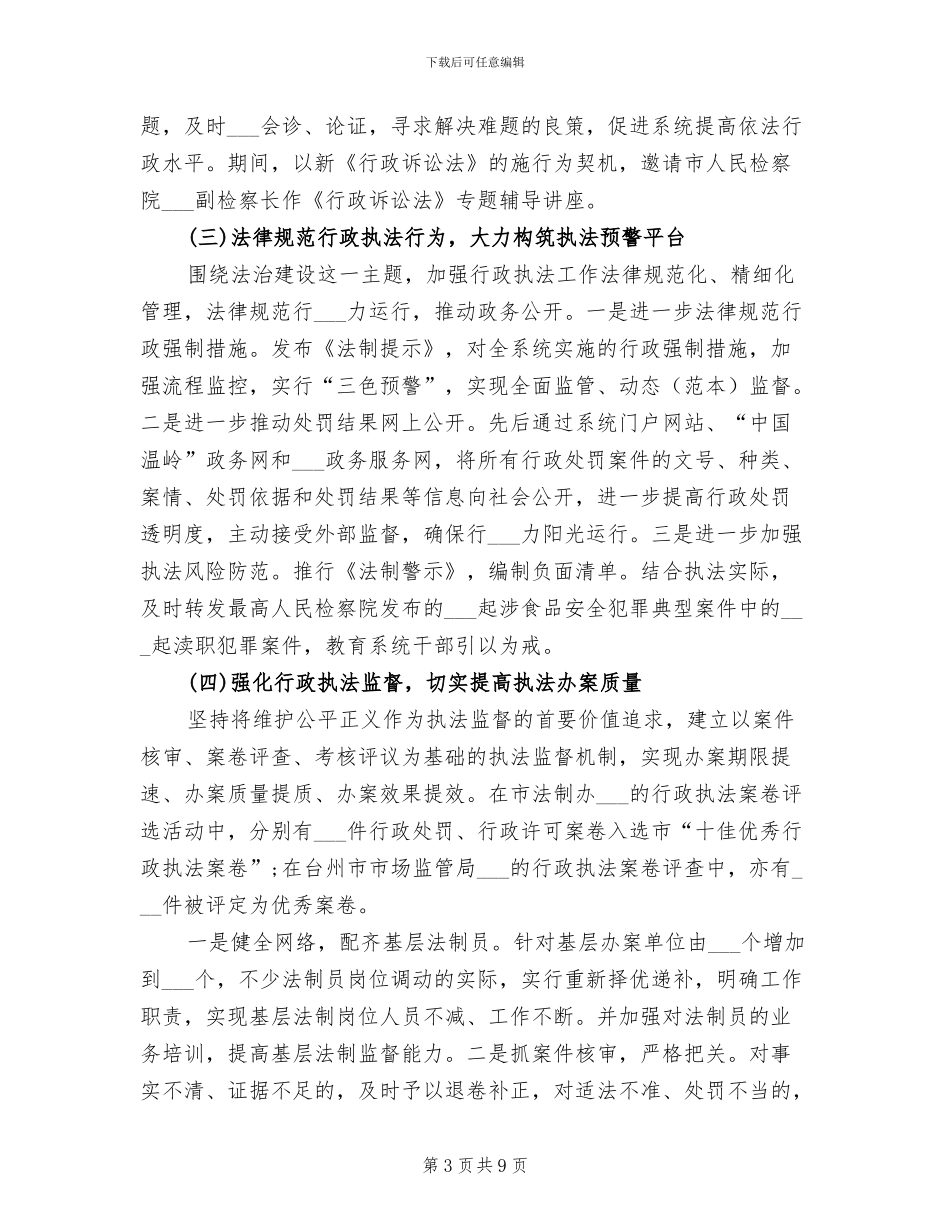 依法行政2024年终工作总结_第3页