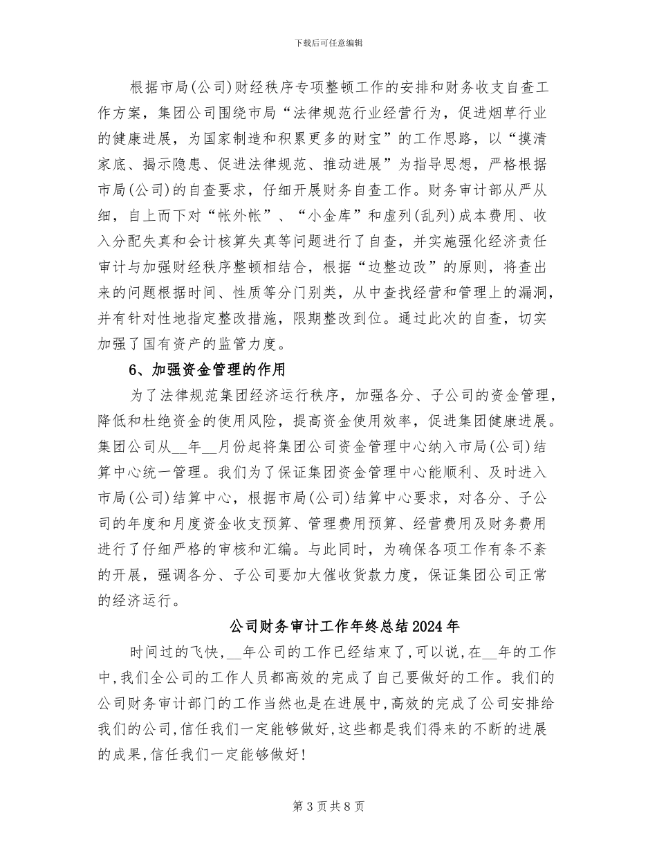 公司财务审计2024年终总结_第3页