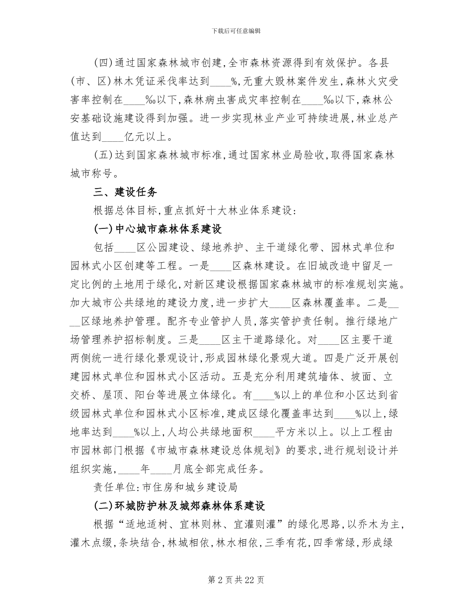 创森林城区指导方案范文_第2页