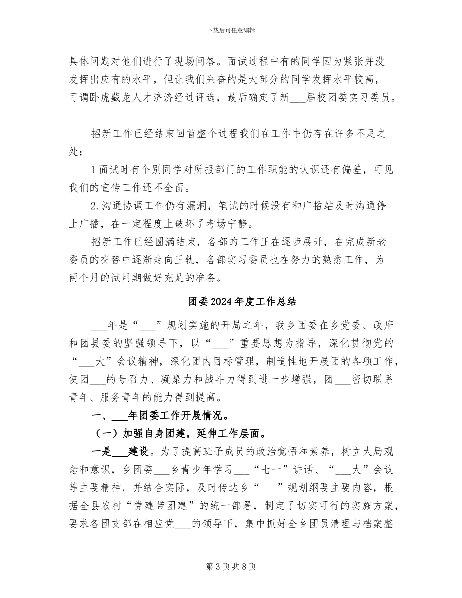 团委2024年度委员选拔工作总结_第3页