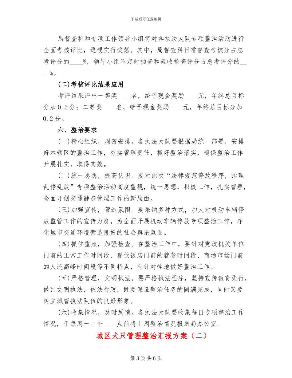 城区犬只管理整治汇报方案_第3页