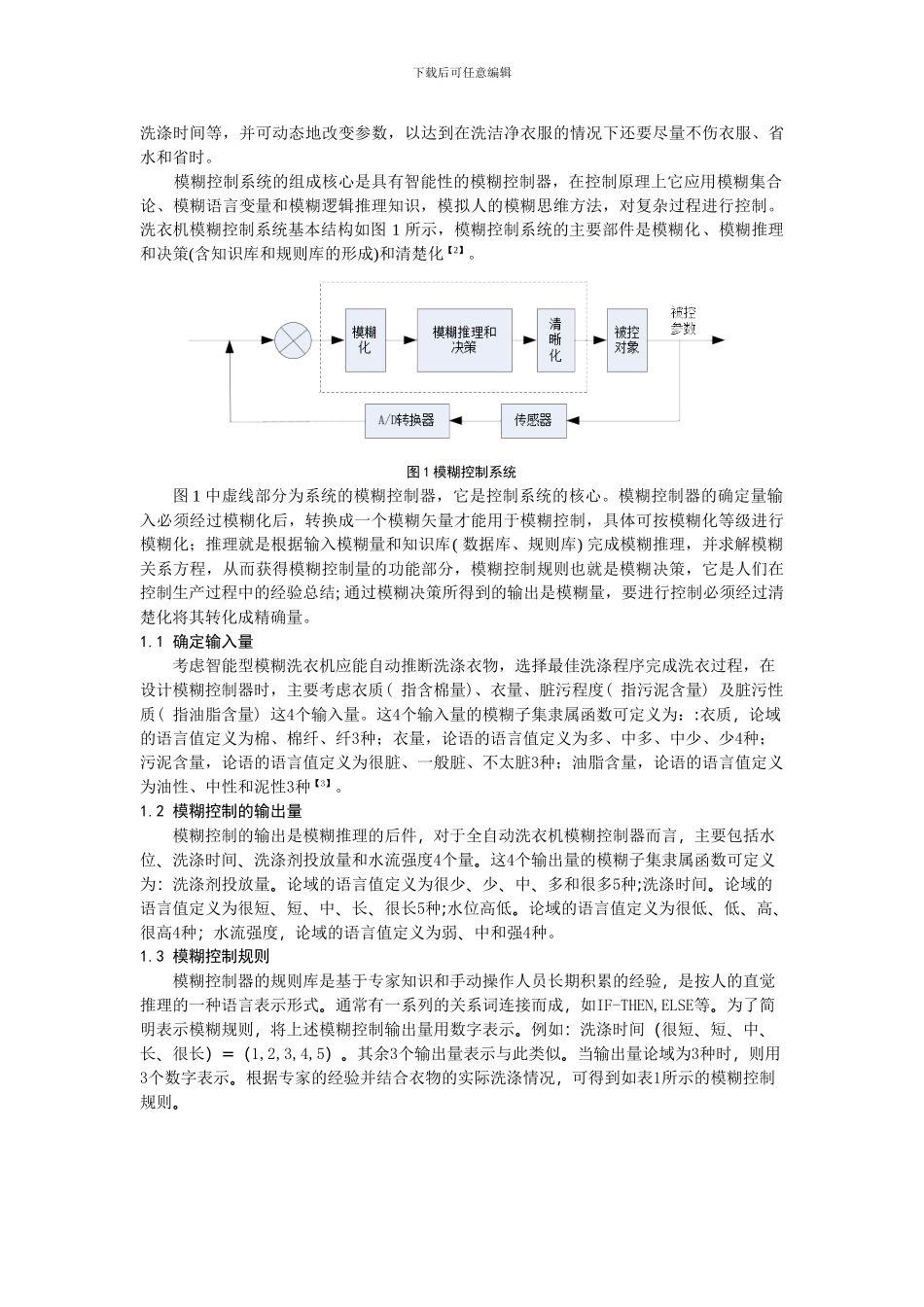 基于MATLAB的模糊控制洗衣机的设与仿真_第2页