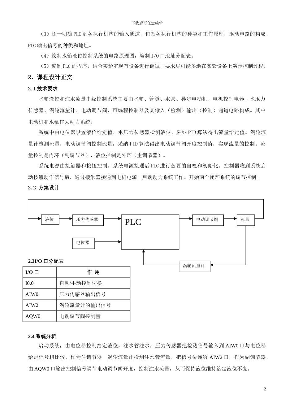 基于PLC的串级控制程序的课程设计_第3页