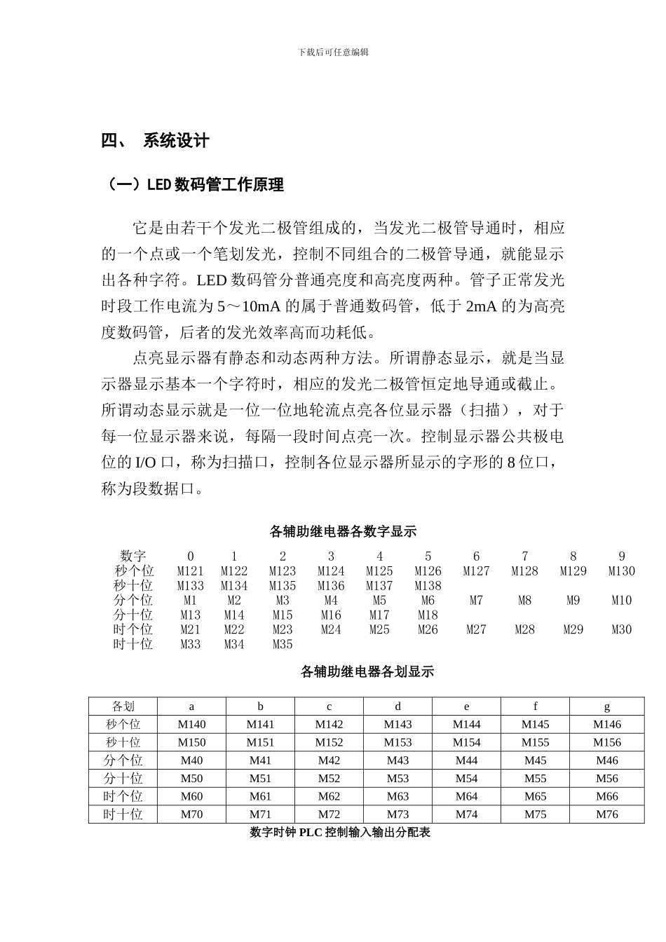 基于PLC的八段数码管数字时钟设计_第3页