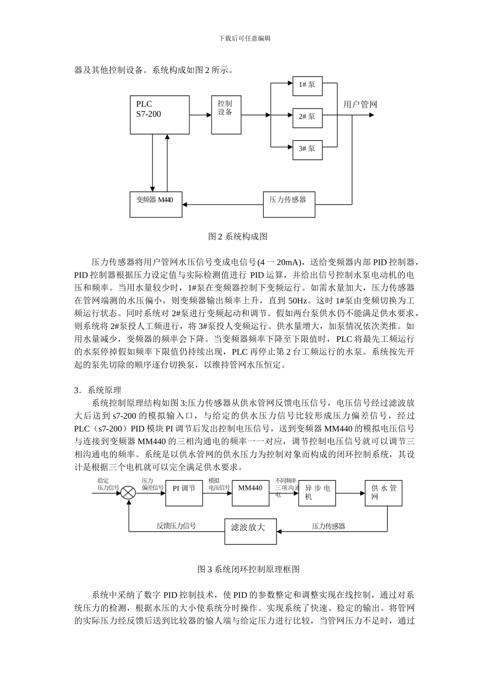 基于plc的恒压供水系统的设计_第2页