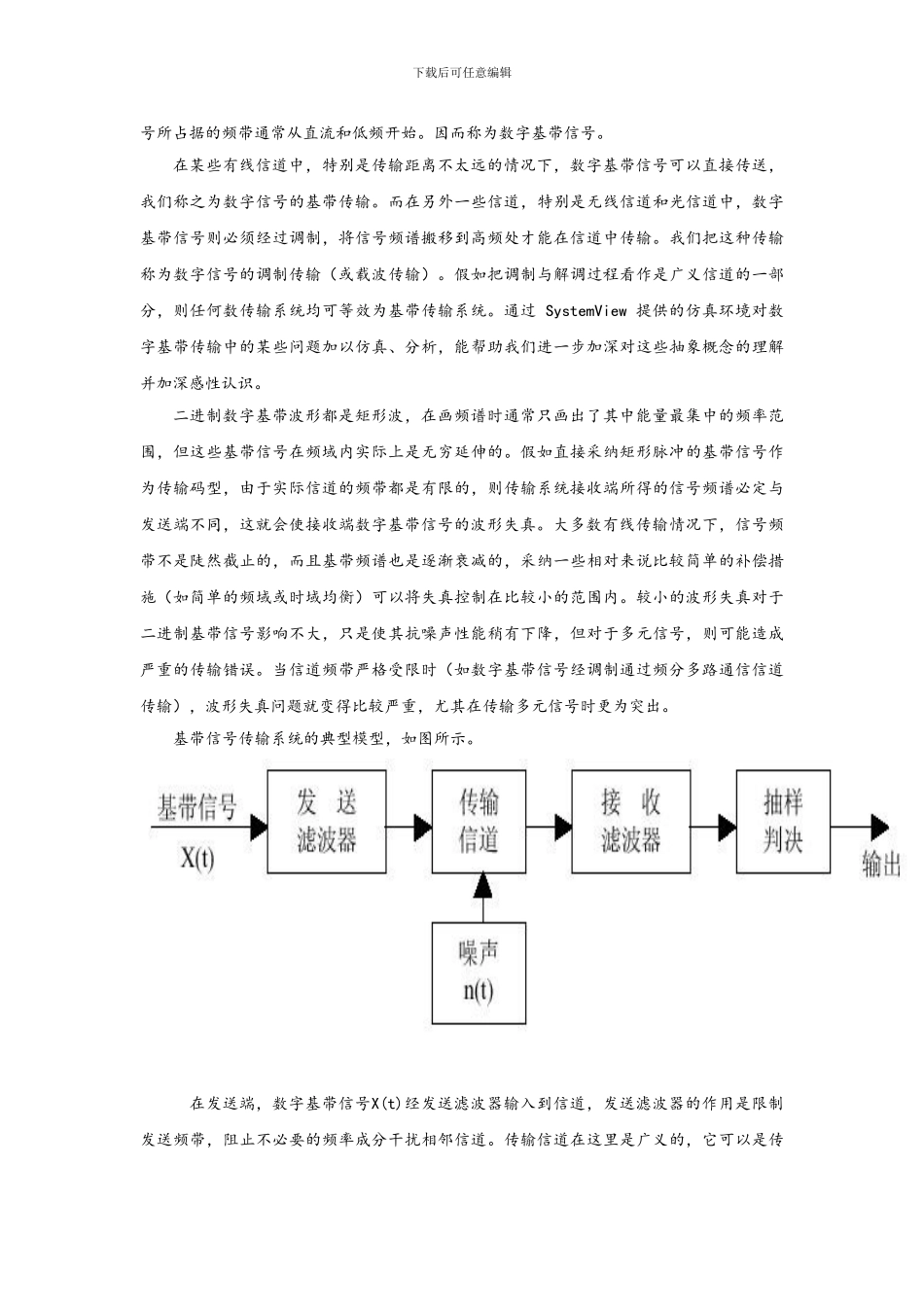 基于SystemView的数字信号基带传输系统_第2页