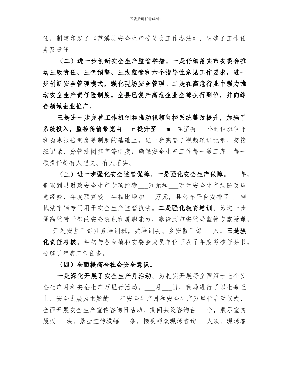 安监局2024年上半年工作总结_第2页