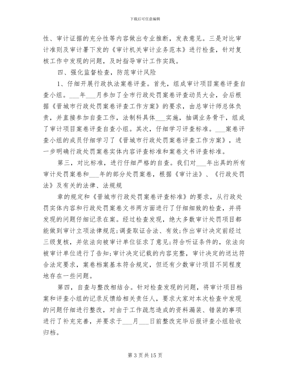 审计法规科2024年终工作总结_第3页