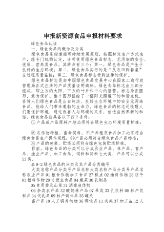 申报新资源食品申报材料要求_1