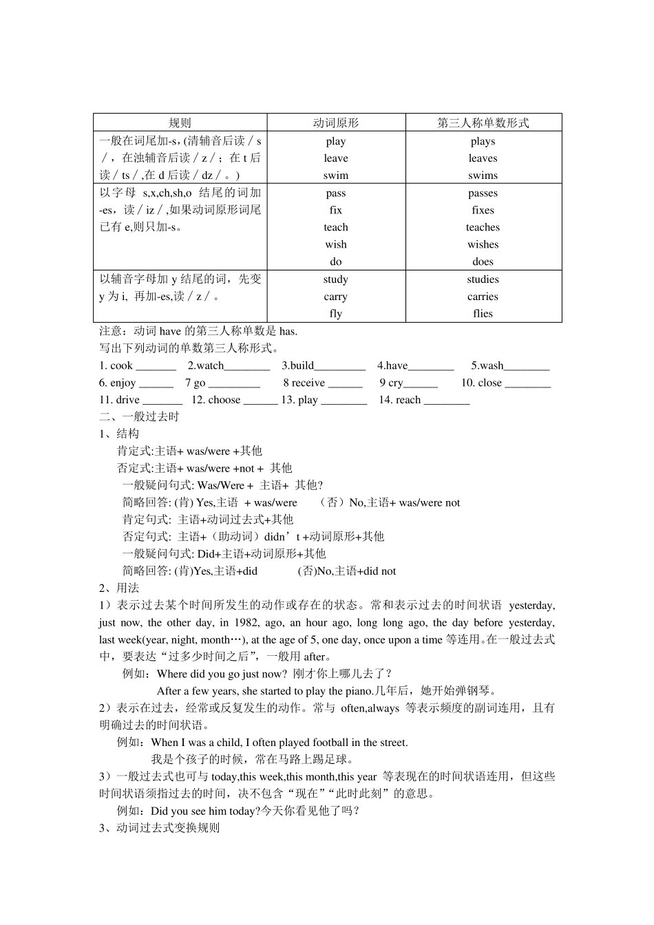 上海中考英语复习八大时态_第2页