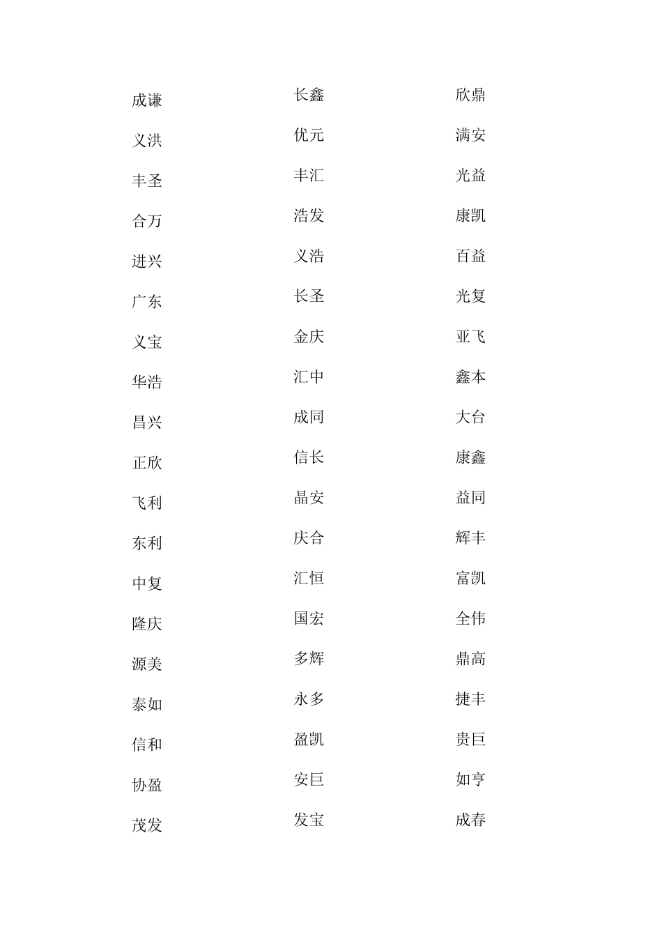 企业取名优美词语两个字大全_第1页