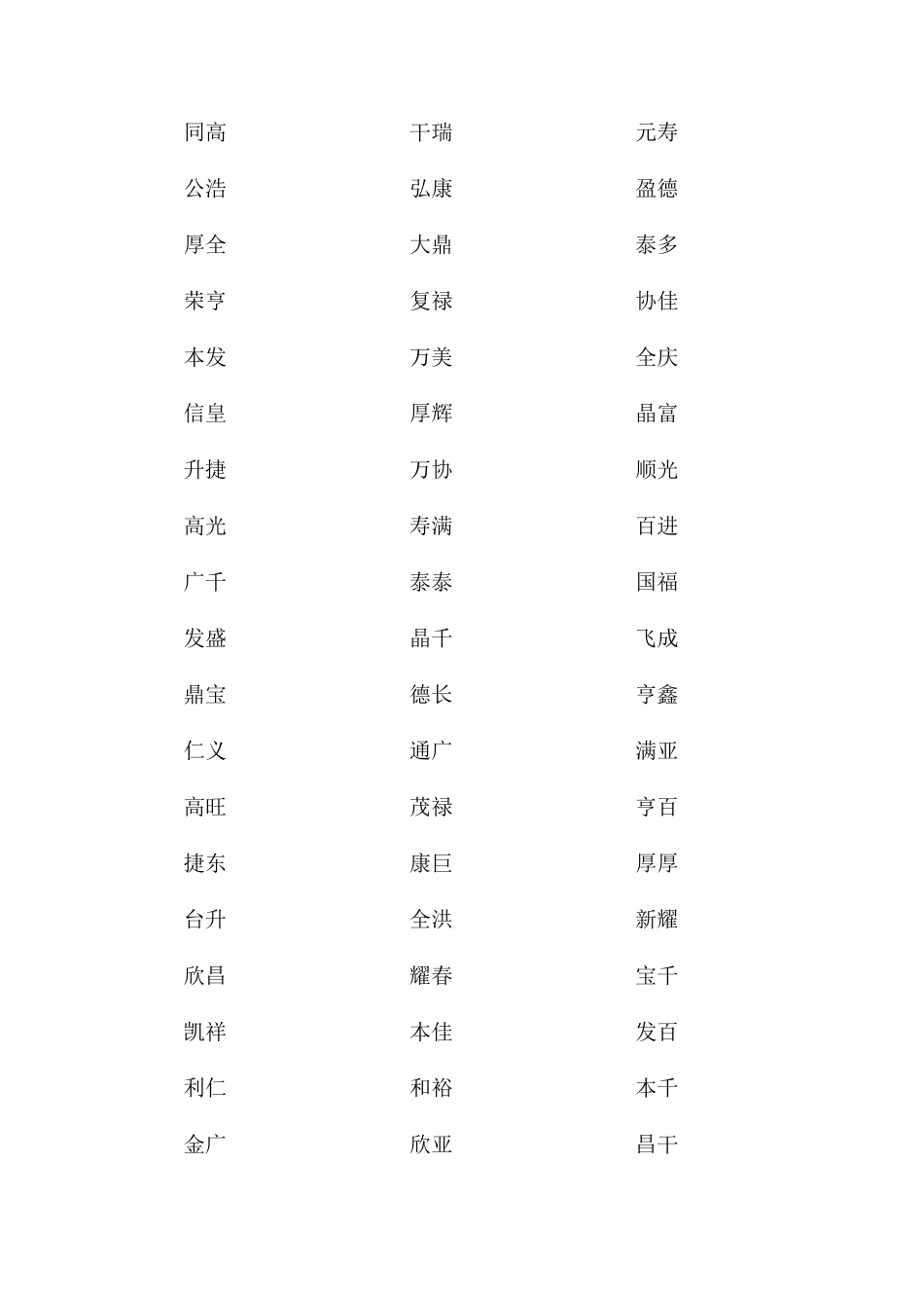 企业取名优美词语两个字大全_第3页