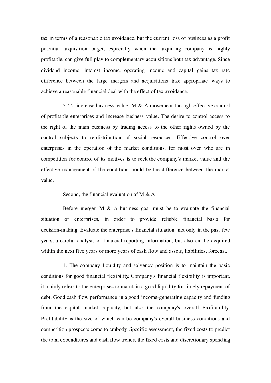 企业并购财务问题分析外文文献_第2页