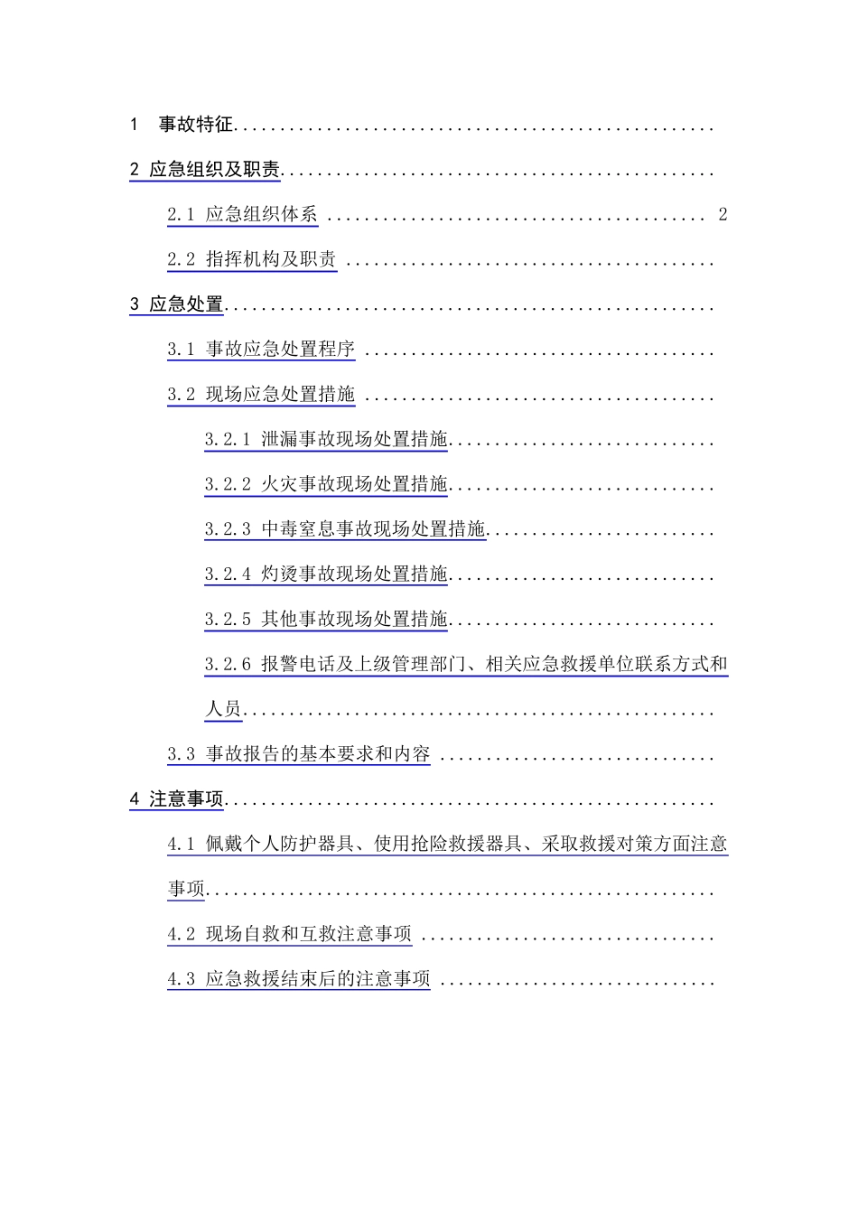 企业应急预案现场处置方案_第2页