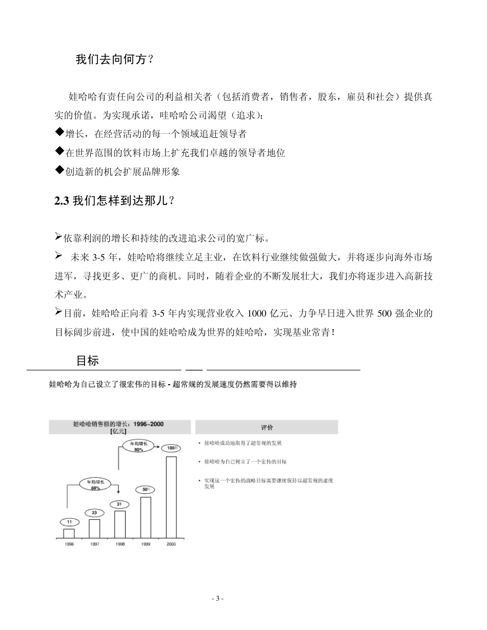 企业战略管理——哇哈哈战略管理_第3页