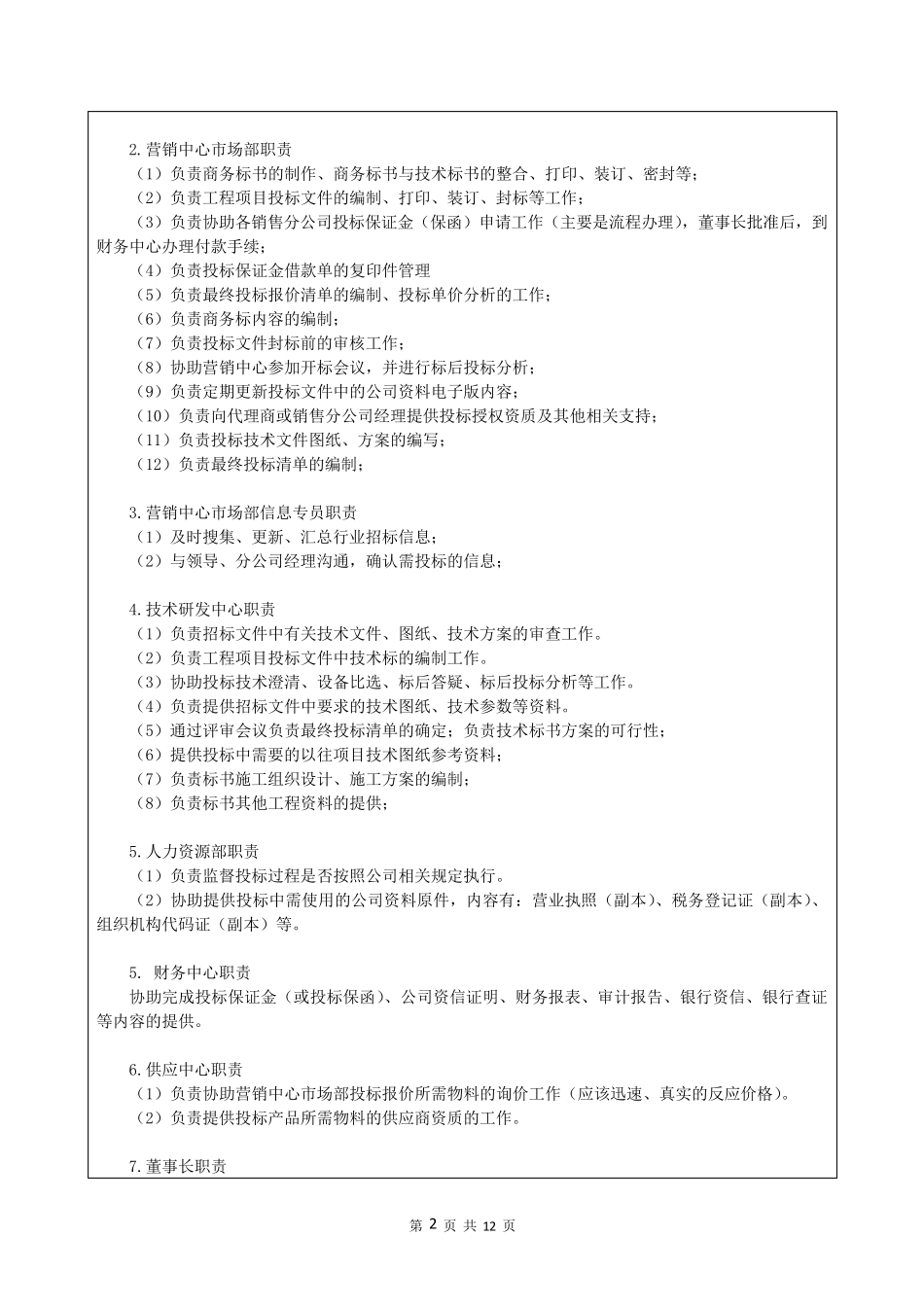 企业投标管理制度(可编辑修改)_第2页