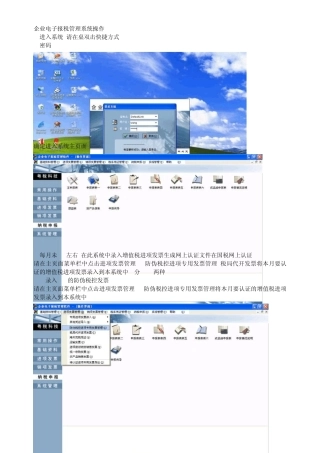 企业电子报税系统操作