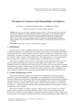 企业社会责任(CSR)对员工的影响