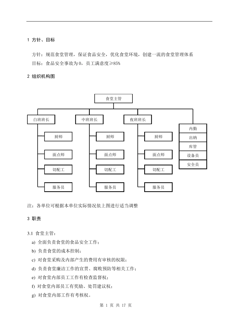 企业管理制度食堂管理体系_第2页