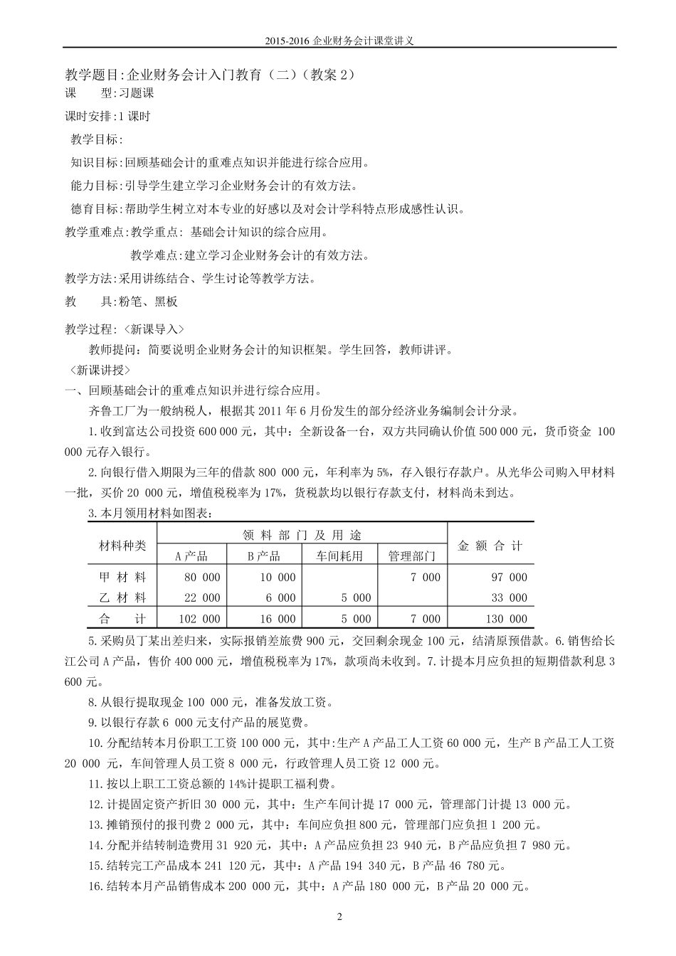 企业财务会计教案电子版_第2页