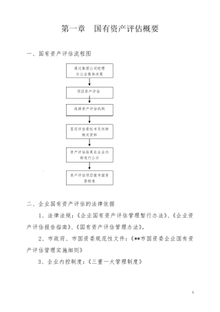 企业资产评估、产权交易等事项的廉政风险防控