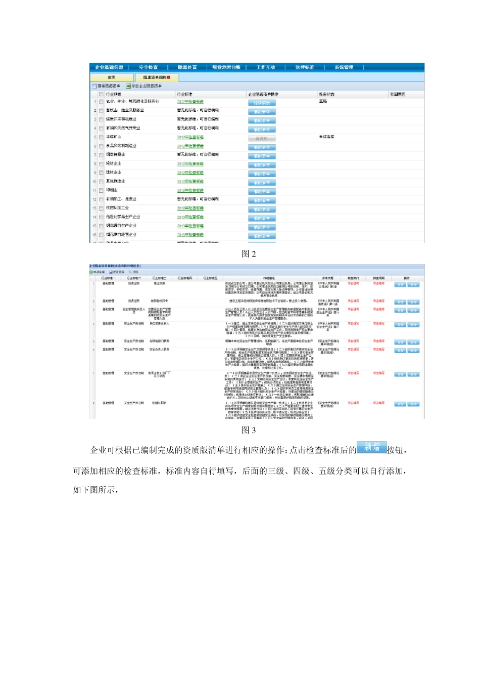 企业隐患排查清单编制说明_第2页