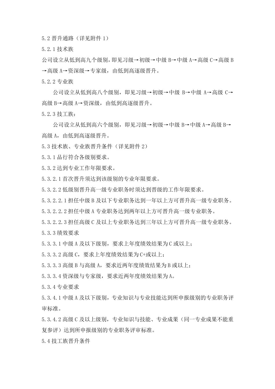 伊利集团员工专业职务晋升管理办法_第3页