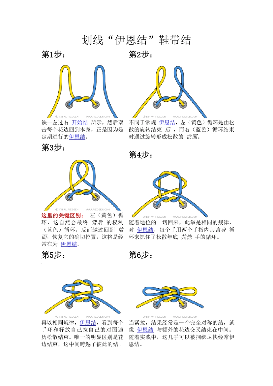 伊恩鞋带系法_第2页