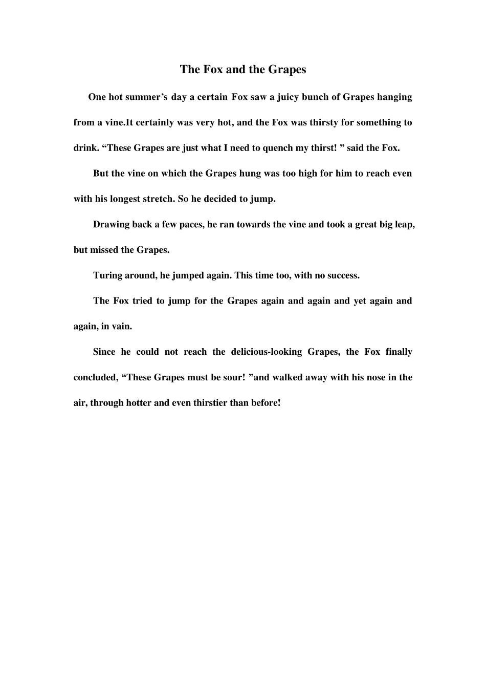 伊索寓言中的经典故事英汉对照_第1页