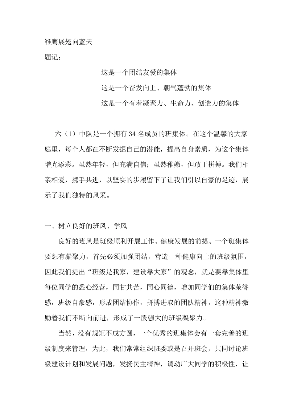 优秀中队申报材料_第1页