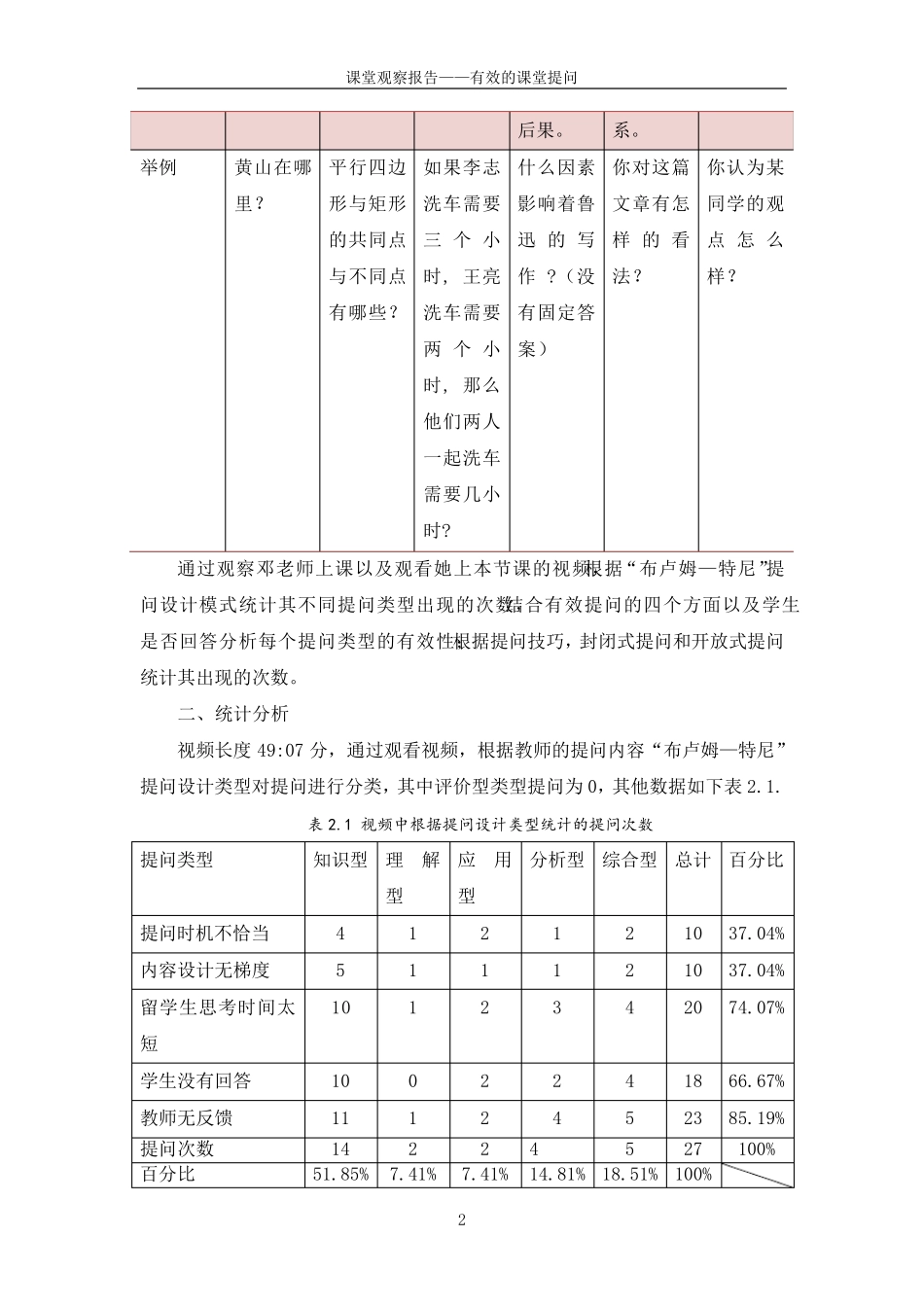 优秀课堂观察报告_第3页