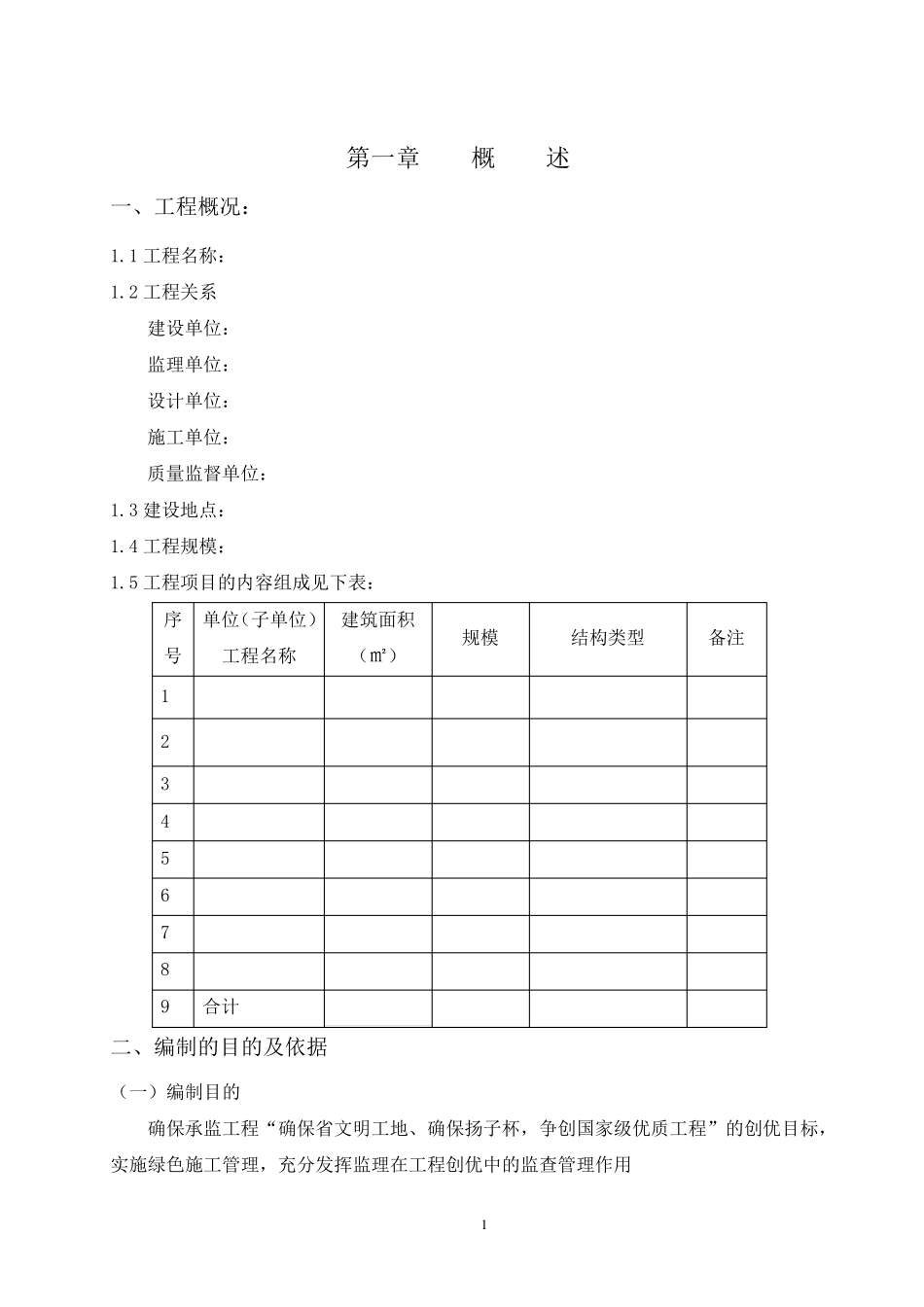 优质工程创优监理方案_第1页