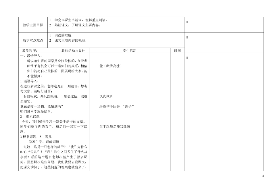 优质课教学设计模板_第2页